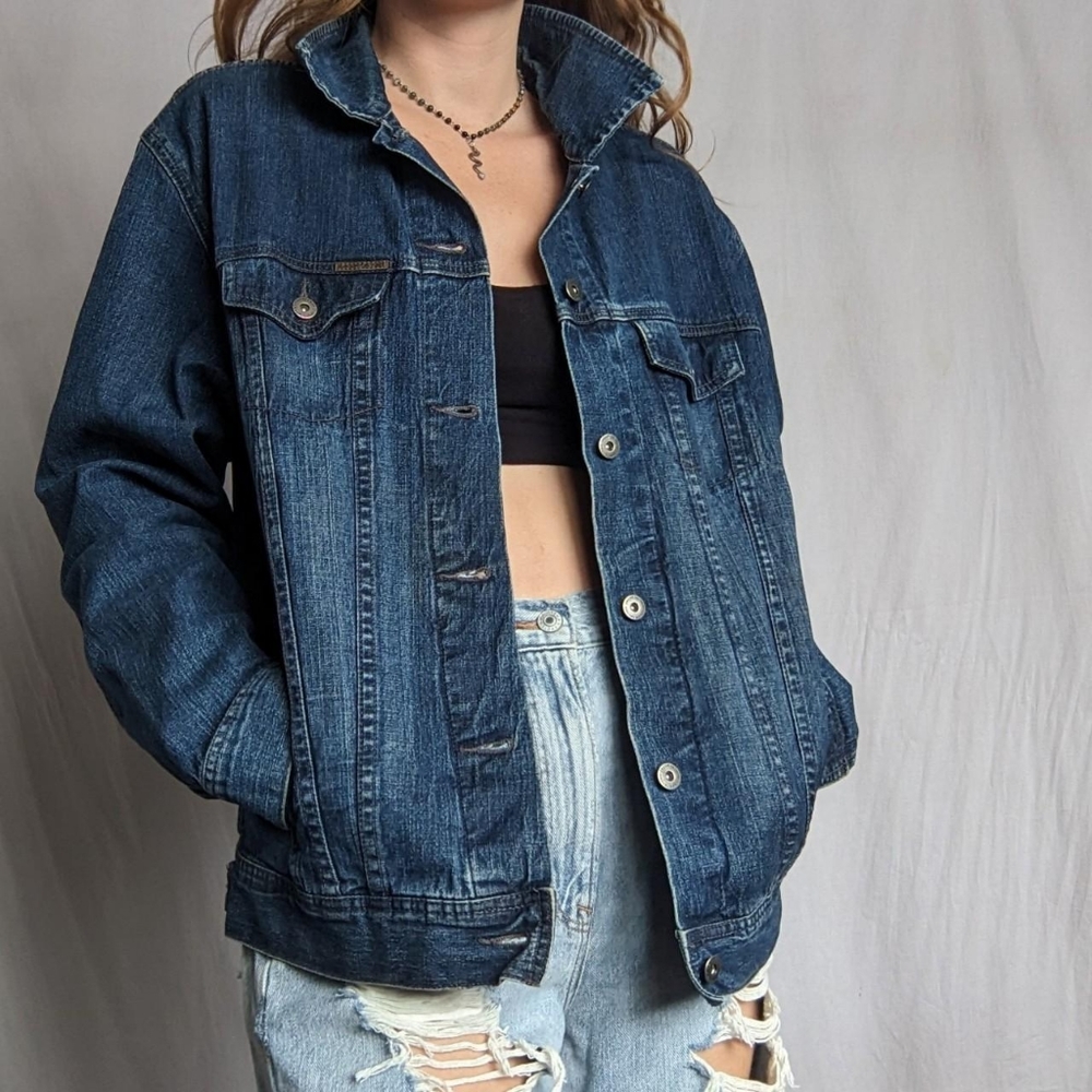 Vintage Denver Hayes Dark Wash Denim Jacket